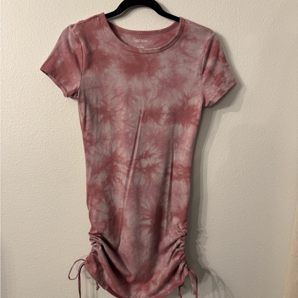 Wild Fable Pink Tie-Dye Top